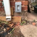 install a new GFCI outlet outside on brick house